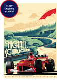 MICHAEL SCHUMACHER 'KEEP FIGHTING' POSTER