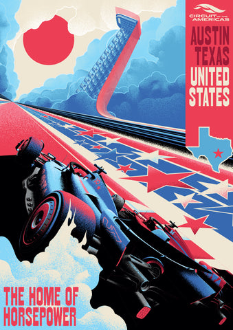 CIRCUIT OF THE AMERICAS 2025 POSTER